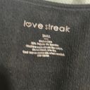 Love Streak Black Basic Long Sleeve Shirt Photo 1