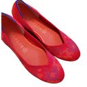 Rothy’s The Loafer Women 10 Flats Shoes Slip On Round Toe Red Botanicamo EUC Photo 11