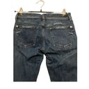 Pilcro ‎ Anthropologie Size 25 Petite Blue Embroidered Slim Skinny Ankle Jeans Photo 3