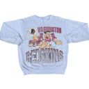 Americas Sports Team Rare Vintage 90s Washington Redskins Flintstones Grey Crewneck Sweater Photo 0