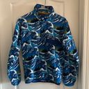 Patagonia Men’s XS / Women’s S  Snap-T Hokusai Wave Fitz Roy Synchilla Fleece Photo 0