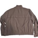 Nine West  Grey Utility Bomber Jacket Large Photo 6