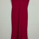 Dress the Population  Red Dress Sleeveless Sandra Crepe Trumpet Gown Sz Lg New Photo 1