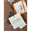 Anne Klein NWT!  Tan Brown Cotton Cashmere Shirred Shoulder Pullover Sweater S Photo 4