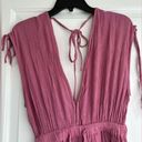 Elan Ruched Tiered Cover Up Maxi Dress X-Small PINK VIOLET  Photo 7