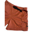 Unionbay  Cargo Shorts Women's Size XL Burnt Orange Black Belt 5 Inch Inseam NEW Photo 1