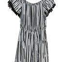 ee: Some Black and White Striped, Off the Shoulder Romper Size Small Photo 4