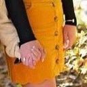 Francesca's Yellow Skirt Photo 0