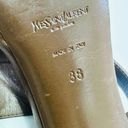 YSL Yves St Laurent Strappy Brown Leather High Heel Stiletto Sandal Shoe Size 38 Photo 8