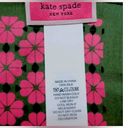 Kate Spade  100% silk heart/flower pocket or purse scarf Photo 2