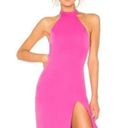 NBD  Sugar Pine Halter Bodycon Mini Dress Hot Pink XS Photo 0