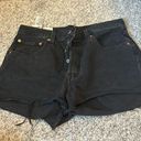 Levi’s 501 Black Denim Shorts Photo 0