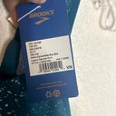 Brooks  Running Drive Convertible Run Bra Size 32 D Lagoon Speckle Print NWT NEW Photo 5