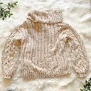 The Moon  & madison Cream Polka Turtleneck Sweater XSmall Photo 11