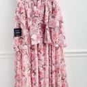 Lulus Graceful Approach Blush Pink Floral Jacquard Tiered Maxi Dress Photo 7