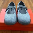 NWT Ped Lite Rose gray Y2K trendy fabric Mary Jane shoes, size 9 W fall preppy Photo 3