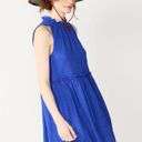 Draper James NWT  RSVP Blue Cotton Textured Dress size XS Photo 1