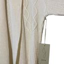 Joie NWT  Womens‎ Cream Open Front Cable Knitted Cardigan Sweater Size Medium Photo 9