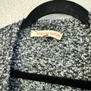 Rebecca Taylor  Wool Alpaca Blend Open Front Chunky Cardigan Neutral Grey Cozy L Photo 2