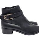 Dolcetta  Alice Faux Leather Buckle Ankle Equestrian Chelsea Booties Size 6.5 M Photo 0