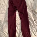 Yogalicious Maroon Leggings Photo 3