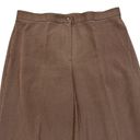 Briggs New York Womens Straight Leg Hi Rise Dress Pants Trousers Brown Sz 10 EUC Photo 1