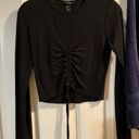 Forever 21 Cinchable cropped Long Sleeve Large Photo 0