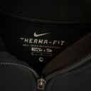 Nike Jacket Adult M Black Hoodie Athletic Swoosh Logo Therma Fit Womens Photo 2