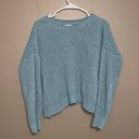 SO Juniors  light blue knit sweater size large Photo 1