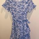 Banana Republic Blue Floral Dress Photo 1