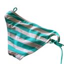 Aeropostale  Mint Green & White Striped Bikini Set Women’s Size Medium Swimwear! Photo 5