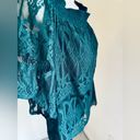 Society Girl  green lace top size Large Photo 3