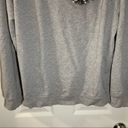 Lane Bryant  Grey Scoop Neck Beaded Accent Sweatshirt 14/16 Photo 7