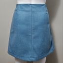 Gap  Blue Zircon Y2K Mod Aline Wool Blend Mini Skirt Size 6 Photo 3