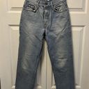 GRLFRND  size 26 Helena Cropped Raw Hem Blue Jeans Button Fly Women’s Photo 3