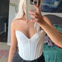 White Corset Top Size XS Photo 1