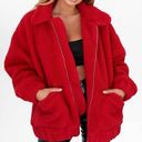 I am gia I.AM.GIA Pixie Coat Size S | Teddy Coat | Red Photo 0