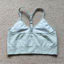 Rbx Active RBX Women's Ice Blue Seamless Jacquard Sports Bra Photo 5