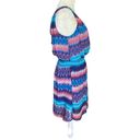 Fun & Flirt women's medium multi-colored stretchy open back tank style dress Photo 2