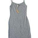 SKIMS NWT  Soft Lounge Short Slip Dress in Heather Gray Ribbed Slipdress M Photo 0