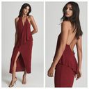 Reiss  Xena Cocktail Dress Dark Red Womens 10 Photo 1