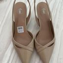 Beige SLINGBACKs Tan Size 7.5 Photo 1