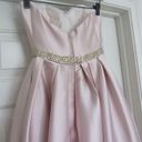 Madison James Strapless Belted Gown Photo 12