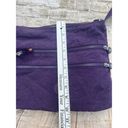 Kipling  Keiko Dark Plum Tonal  Nylon Crossbody Bag + Monkey Key Chain Purple Photo 9