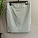 Anne Klein B91  size 4 gray/white lined pencil skirt Photo 0