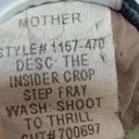 Mother Insider Crop Step Fray Jeans in Shoot To Thrill Denim Size 27 Photo 13