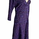 Patagonia  Purple Floral Paisley Margot Faux Wrap Dress Size Small Photo 5