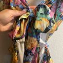 Luxxel ✨ Britney Tropical Floral Print Ruffle Sz Large Romper✨ Photo 7