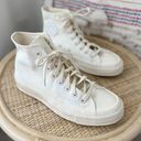 Converse  Chuck 70 Hi- Polka Dot Egret White High Top Sneakers Women’s Size 9 Photo 0