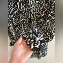 ALC Frank ALC Simona Silk Dress in Black and White Leopard Print Size Small Photo 4